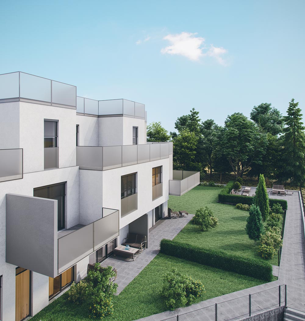 3D Visualisierungen Immobilien Renderings, Exterieur, Gebäude, Agentur image-24