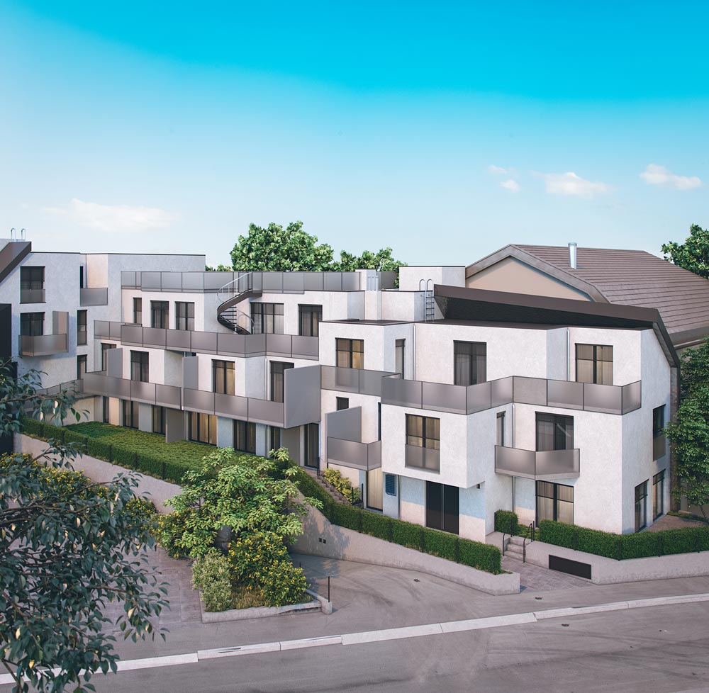 3D Visualisierungen Immobilien Renderings, Exterieur, Gebäude, Agentur image-25